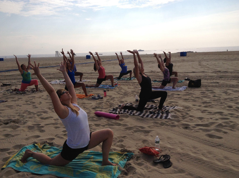 carmel beach yoga